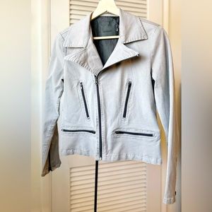 Desigual Gray Moto Jacket